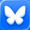 Bluesky Social app icon