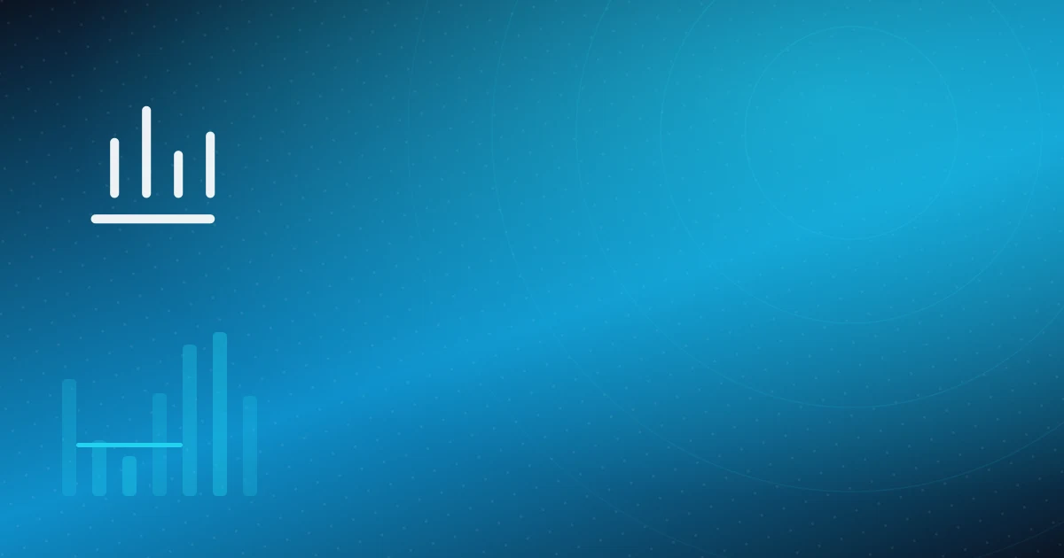 Abstract branded cover: Abstract modular app blocks joined around a pipeline