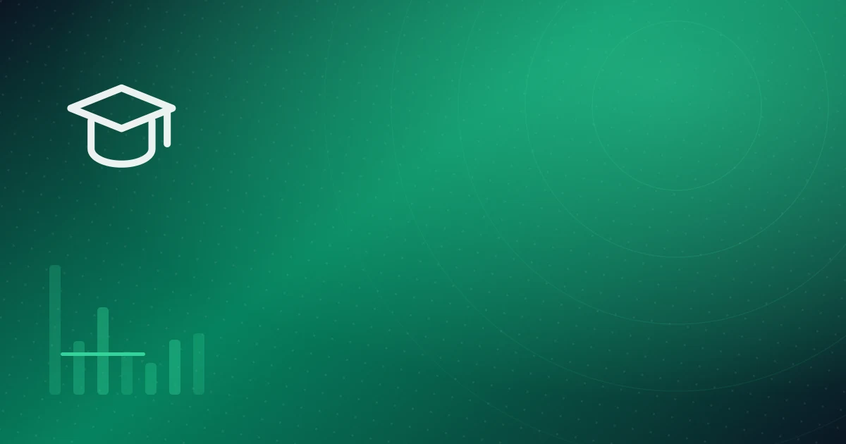Abstract branded App Advisor cover: graduation cap and calendar