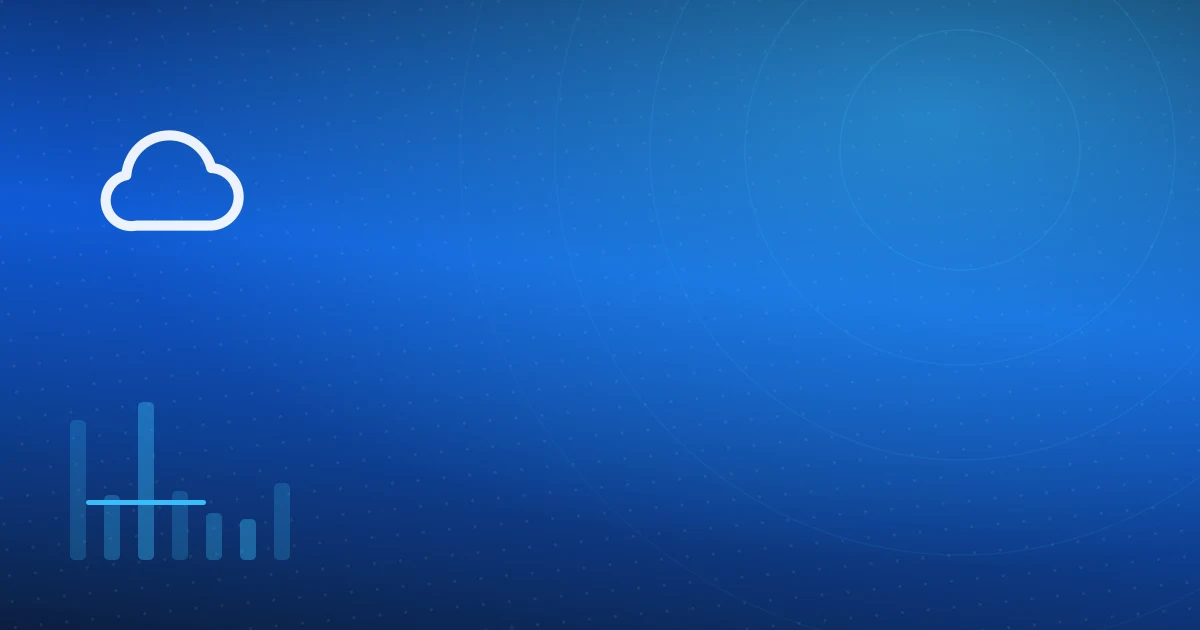 Abstract branded App Advisor cover: cloud with code brackets and people