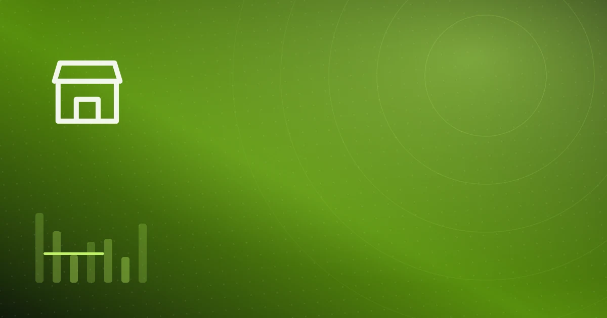 Abstract branded cover with several storefronts linked to one central dashboard