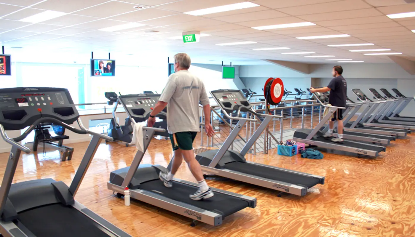 gyms and fitness — fitness gym treadmills