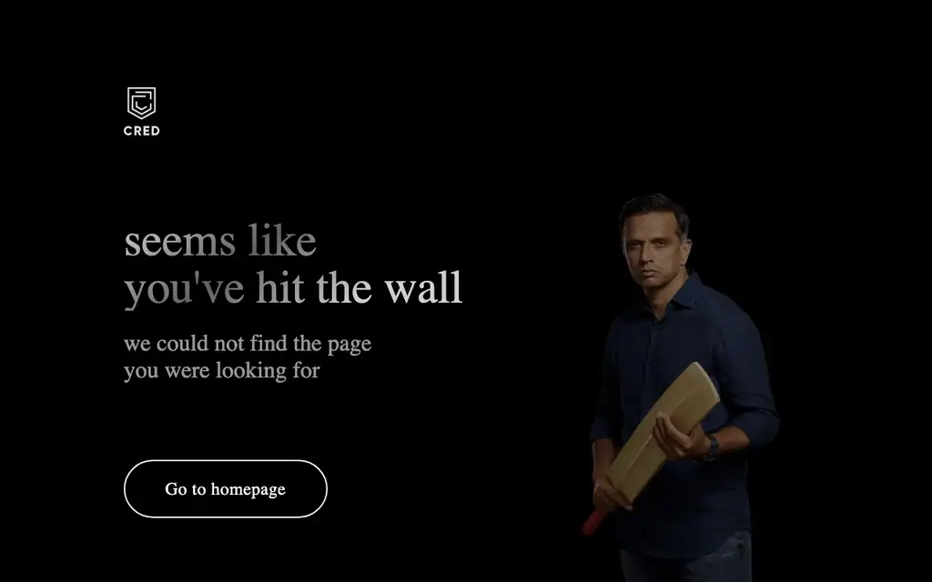 CRED Pay website homepage screenshot