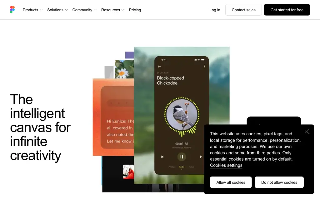 Figma website homepage screenshot