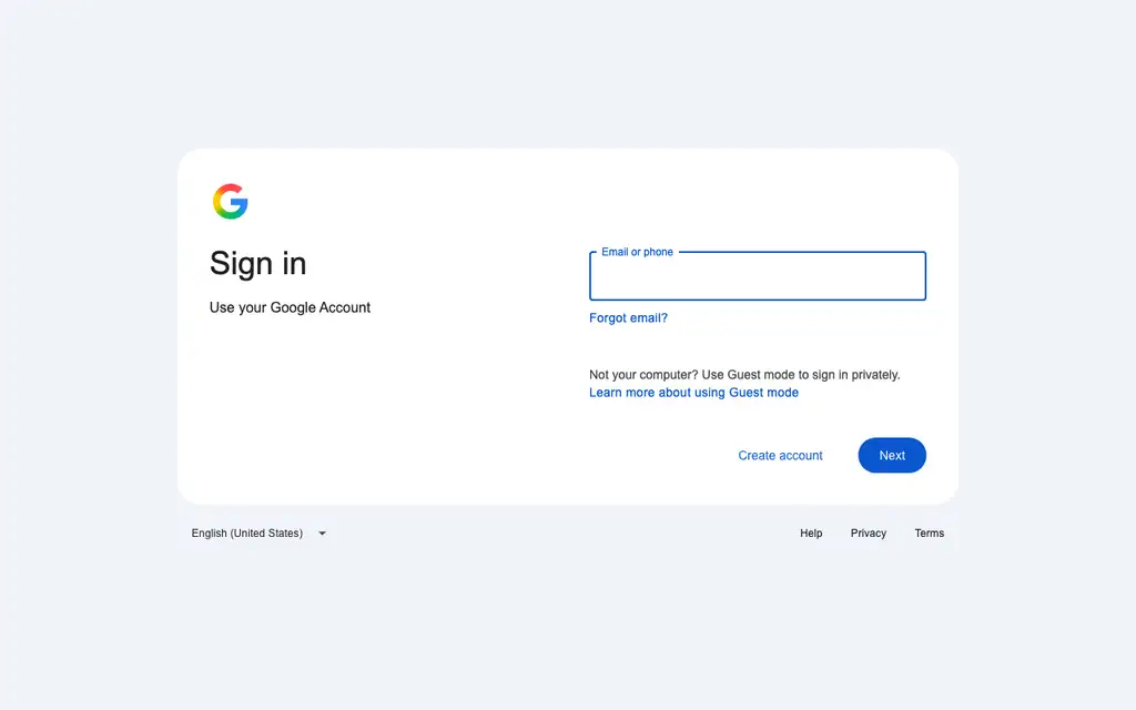 Google Keep website homepage screenshot