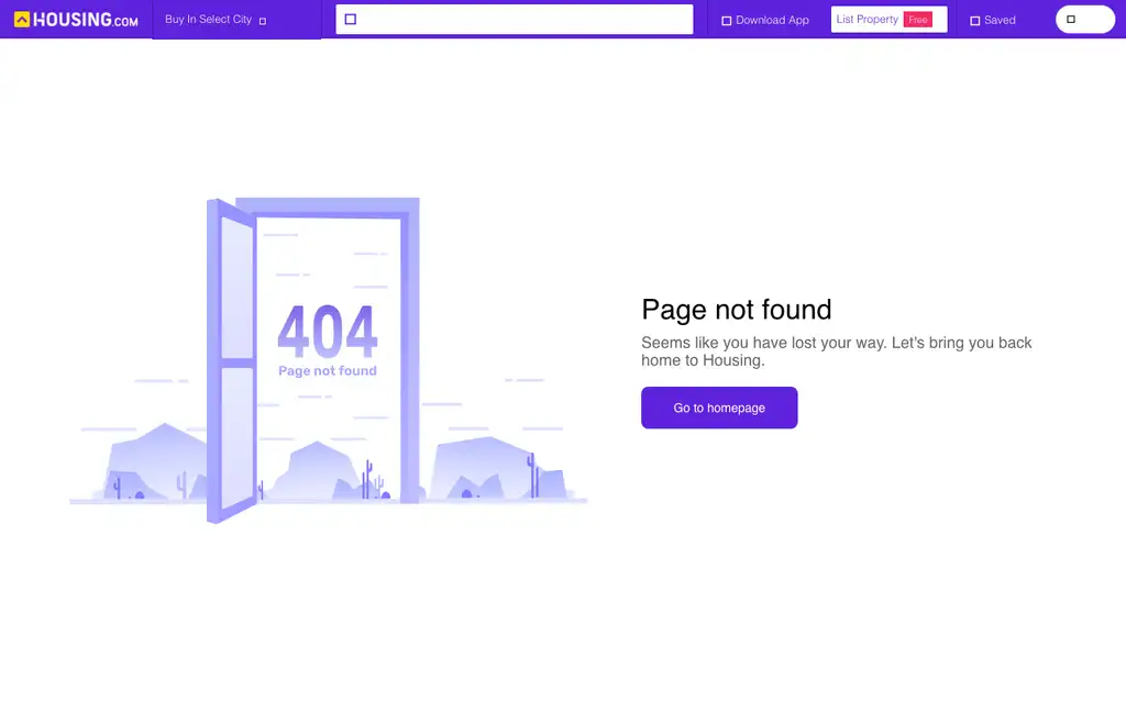 Housing.com for Sellers website homepage screenshot