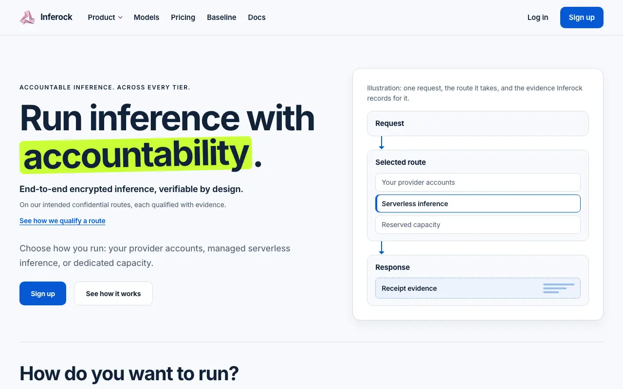 Inferock homepage — official inferock.ai website screenshot